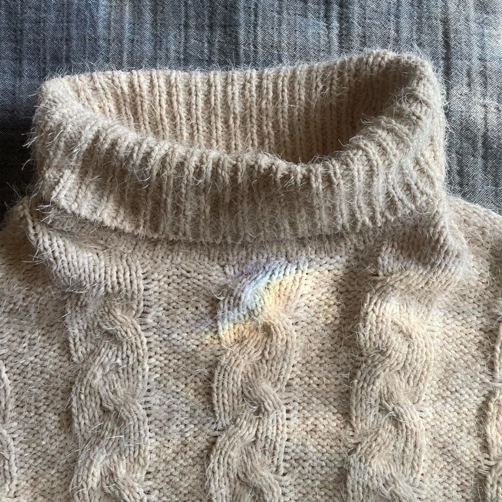 Freshman Cream Knit Sweater
